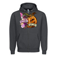 Smoke Sorta sweet sorta spooky Zipper Hoodie - NancyCooperArtShop