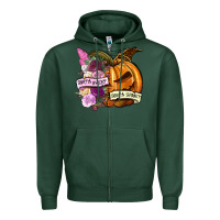 Sports Green Sorta sweet sorta spooky Zipper Hoodie - NancyCooperArtShop