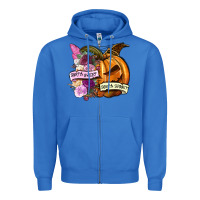 True Royal Sorta sweet sorta spooky Zipper Hoodie - NancyCooperArtShop