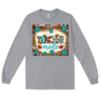 Heather Grey teacher mode tumbler Long Sleeve Tee - BundleAndBundleShop