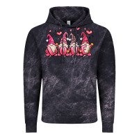 Cloud Black love gnomes valentine's day Vintage Hoodie - MaliasSmallBusiness
