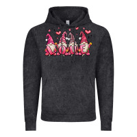 Vintage Black love gnomes valentine's day Vintage Hoodie - MaliasSmallBusiness