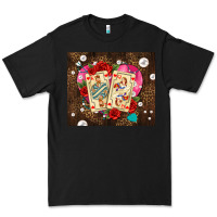Black playing cards and pearls Premium Tee - AdoDesignShop