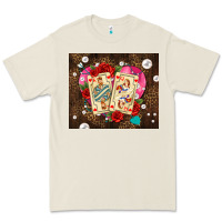 Bone playing cards and pearls Premium Tee - AdoDesignShop