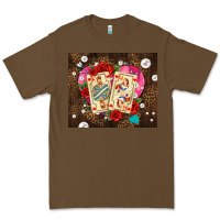Cacao playing cards and pearls Premium Tee - AdoDesignShop