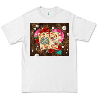 White playing cards and pearls Premium Tee - AdoDesignShop