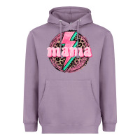Lavender Mama leopard background Mother's Day Heavyweight Hoodie - CowGirlArtShop