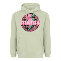 Matcha Mama leopard background Mother's Day Heavyweight Hoodie - CowGirlArtShop