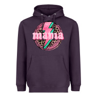 Plum Mama leopard background Mother's Day Heavyweight Hoodie - CowGirlArtShop