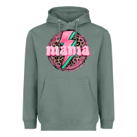 Sage Mama leopard background Mother's Day Heavyweight Hoodie - CowGirlArtShop