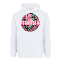White Mama leopard background Mother's Day Heavyweight Hoodie - CowGirlArtShop