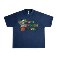 Navy never enough plants Urban Heavy Tee - MaliasSmallBusiness