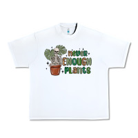 White never enough plants Urban Heavy Tee - MaliasSmallBusiness