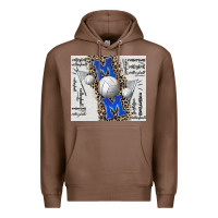 Chestnut volleyball mom blue mother's day Premium Hoodie - CowGirlArtShop