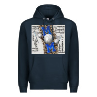 Navy volleyball mom blue mother's day Premium Hoodie - CowGirlArtShop