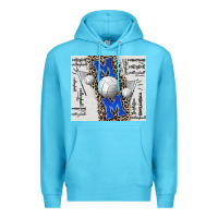 Ocean Blue volleyball mom blue mother's day Premium Hoodie - CowGirlArtShop