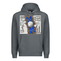 Rock volleyball mom blue mother's day Premium Hoodie - CowGirlArtShop