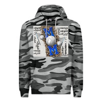 Slate Camo volleyball mom blue mother's day Premium Hoodie - CowGirlArtShop