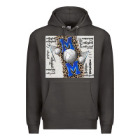 Smoke volleyball mom blue mother's day Premium Hoodie - CowGirlArtShop