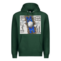Sports Green volleyball mom blue mother's day Premium Hoodie - CowGirlArtShop