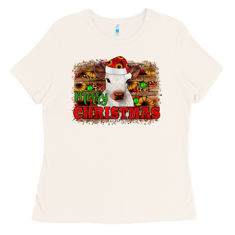 Merry Christmas Ladies Tee by JahusDesignShop | Teevron
