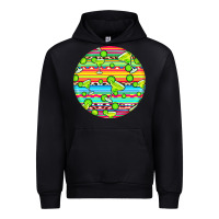 Black hispanic heritage month round earrings 3 Urban Hoodie - BundleAndBundleShop
