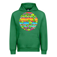 Emerald hispanic heritage month round earrings 3 Urban Hoodie - BundleAndBundleShop