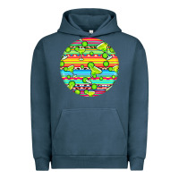 Pigment Midnight Navy hispanic heritage month round earrings 3 Urban Hoodie - BundleAndBundleShop