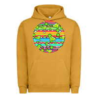 Pigment Peanut Butter hispanic heritage month round earrings 3 Urban Hoodie - BundleAndBundleShop