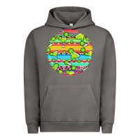 Pigment Tornado hispanic heritage month round earrings 3 Urban Hoodie - BundleAndBundleShop