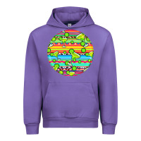 Tulip hispanic heritage month round earrings 3 Urban Hoodie - BundleAndBundleShop