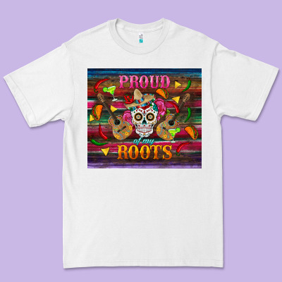 Proud Of My Roots Tumbler Premium Tee Designed By Bundleandbundleshop