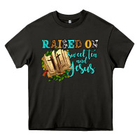 Asphalt raised on sweet tea and jesus Heavy Core Tee - AdoDesignShop