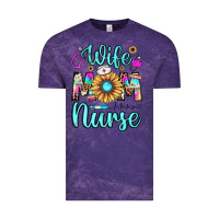 Cloud Purple wife mom nurse Vintage Tee - JahusDesignShop