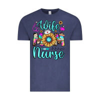 Vintage Denim wife mom nurse Vintage Tee - JahusDesignShop