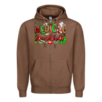 Chestnut christmas medical assistant Zipper Hoodie - texasbilliewilder