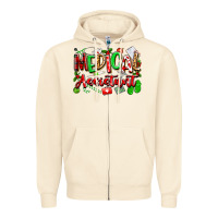 Sandshell christmas medical assistant Zipper Hoodie - texasbilliewilder