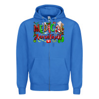 True Royal christmas medical assistant Zipper Hoodie - texasbilliewilder