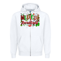 White christmas medical assistant Zipper Hoodie - texasbilliewilder