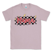 Lilac checkered mama Classic Tee - MaliasSmallBusiness