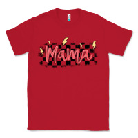 Red checkered mama Classic Tee - MaliasSmallBusiness