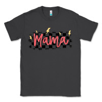 Smoke checkered mama Classic Tee - MaliasSmallBusiness