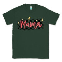 Sports Green checkered mama Classic Tee - MaliasSmallBusiness