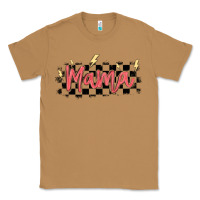 Toasted Coconut checkered mama Classic Tee - MaliasSmallBusiness