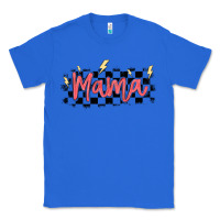 True Royal checkered mama Classic Tee - MaliasSmallBusiness