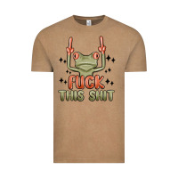 Vintage Coffee fuck this shit Vintage Tee - MaliasSmallBusiness