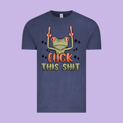 Fuck This Shit Vintage Tee Designed By Maliassmallbusiness