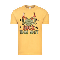 Vintage Mustard fuck this shit Vintage Tee - MaliasSmallBusiness