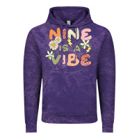Cloud Purple nine is a vibe Vintage Hoodie - MaliasSmallBusiness