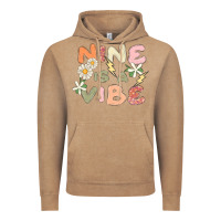 Vintage Coffee nine is a vibe Vintage Hoodie - MaliasSmallBusiness